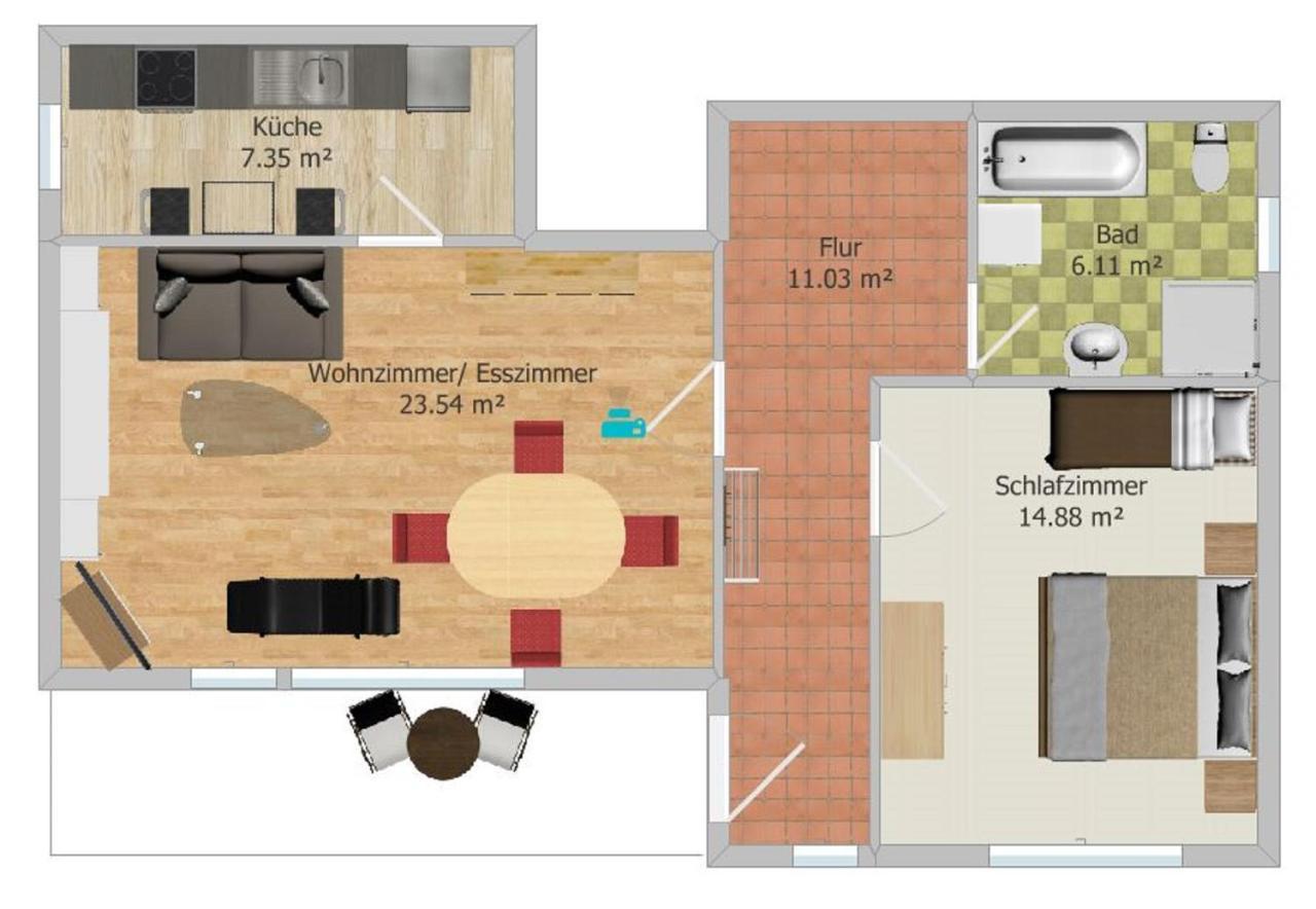 Ferienwohnung Neumann Gersfeld Exteriör bild